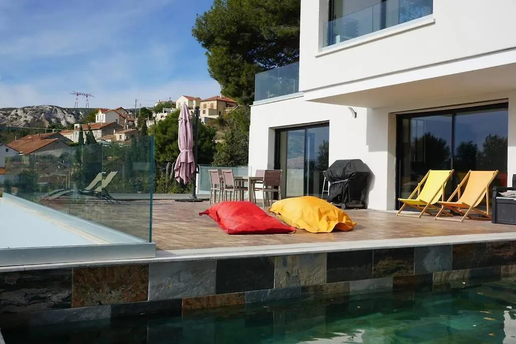 מרסיי L'Imprenable - Somptueuse Villa Vue Mer 0*,